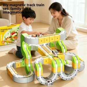 Magnetic Educational Toy Train Set for Kids
