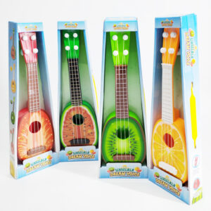Cartoon Fruit Guitar Toys Children's Early Education Musical Instruments Ukulele Gift