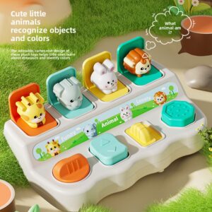 Children's Causality Pop-up Switch Box Toy Hide-and-seek 1-year-old Baby Machine Box Baby Educational Early Education